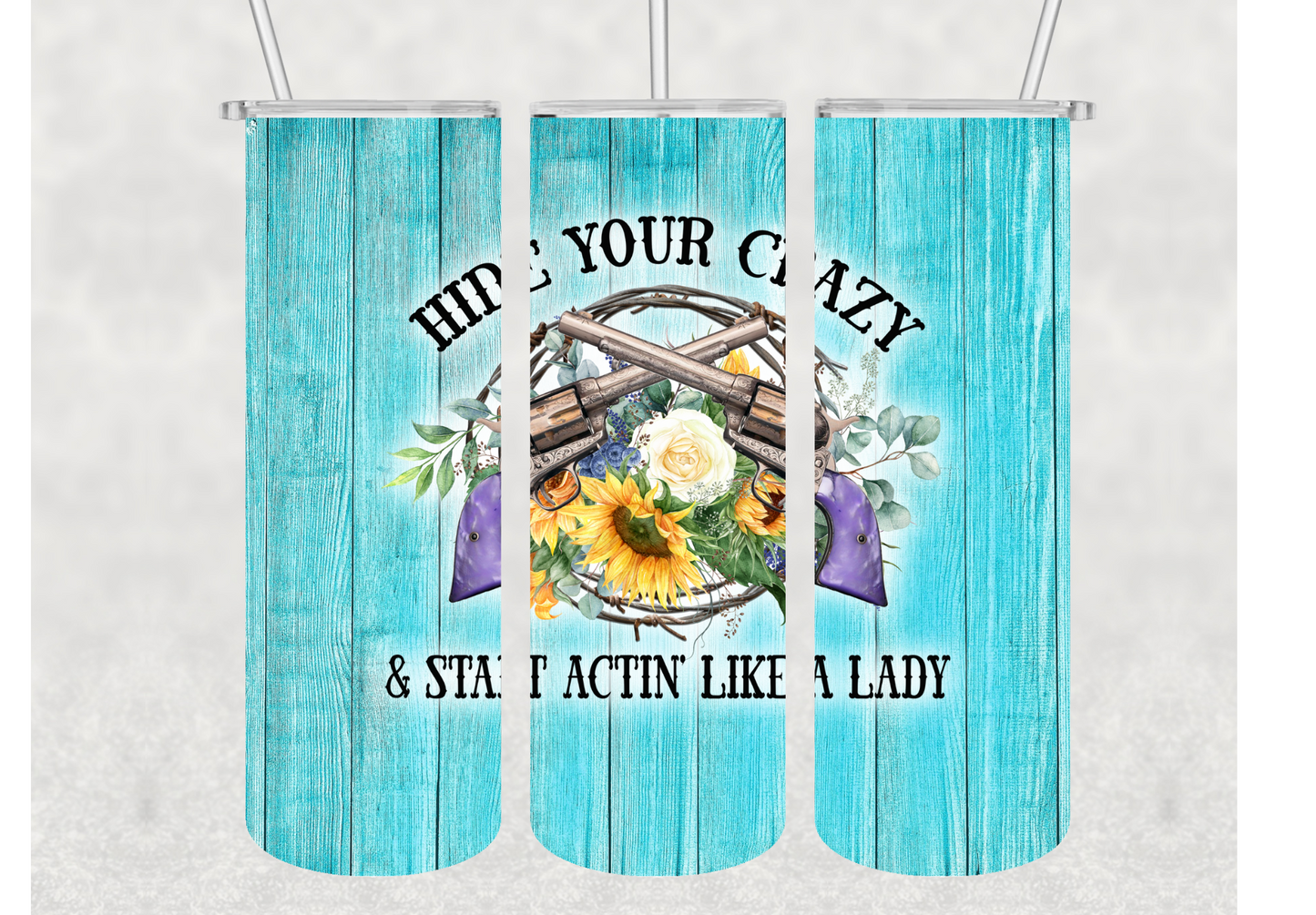 Hide Your Crazy Insulated Stainless Steel Tumbler