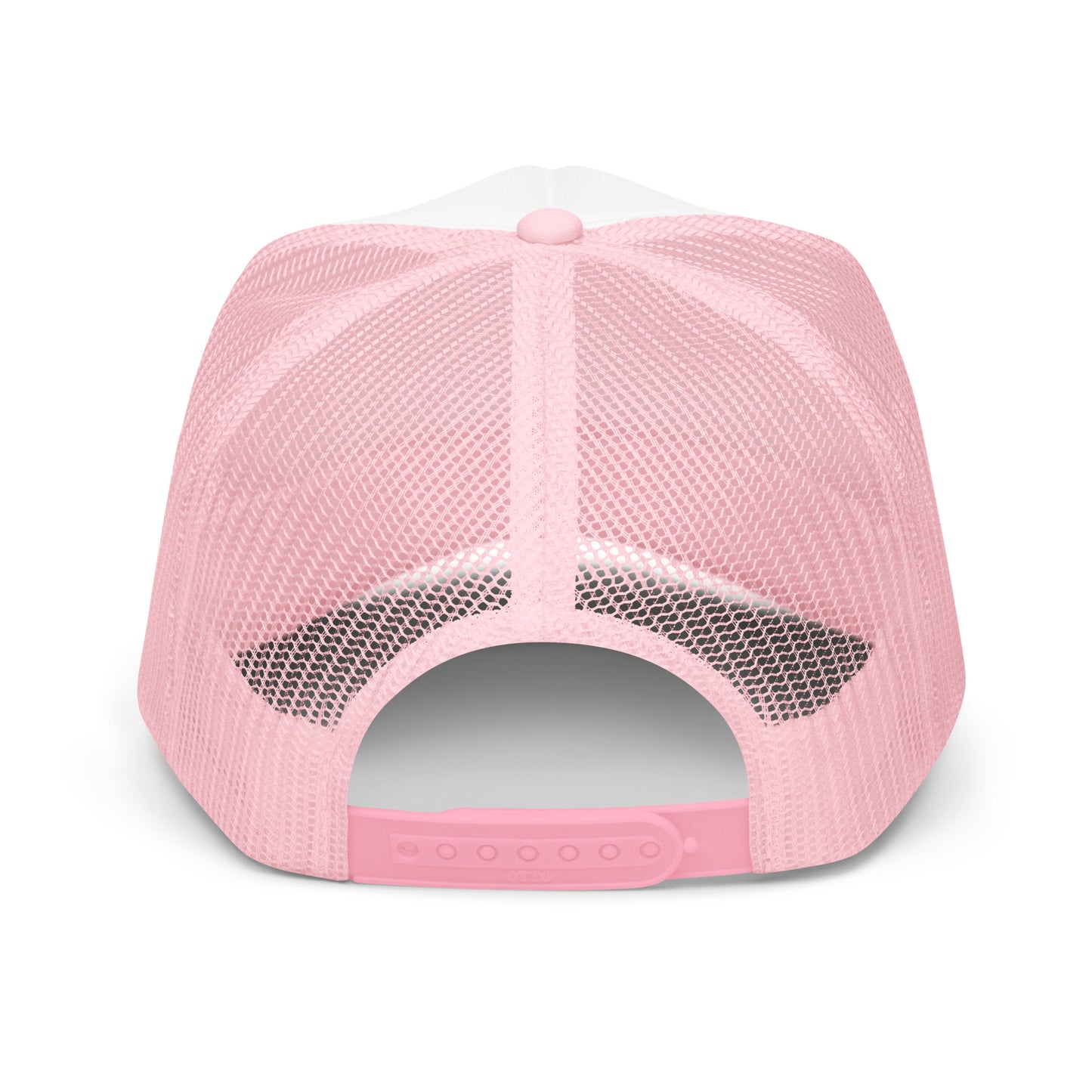 Feeling Slightly Dirty Pink Embroidered Foam trucker hat