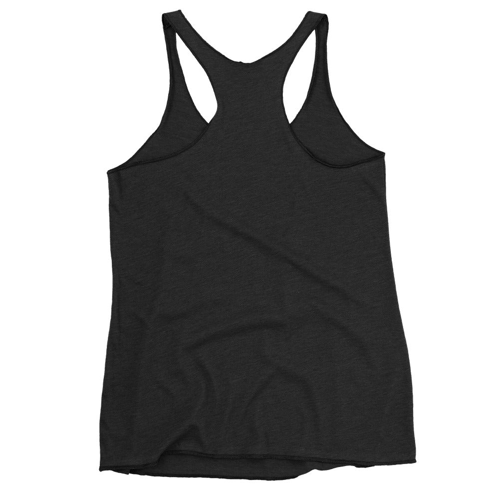 Slightly Dirty Rasta Black Outline Women's Racerback Tank