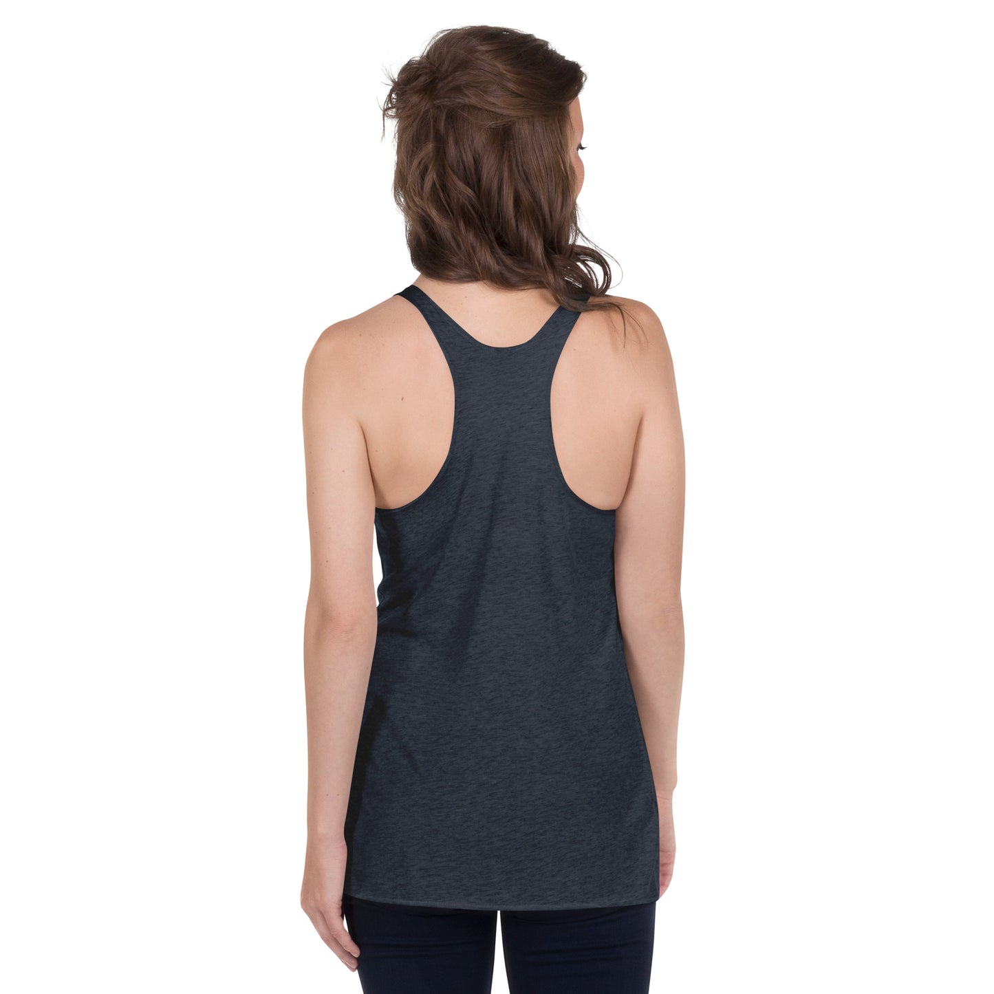 Slightly Dirty Rasta Black Outline Women's Racerback Tank