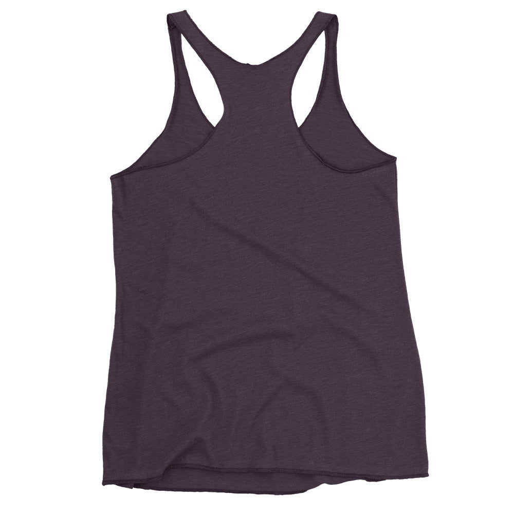 Slightly Dirty Rasta Black Outline Women's Racerback Tank