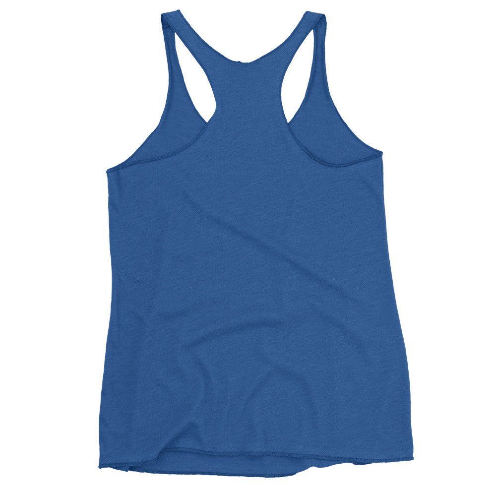 Slightly Dirty Rasta Black Outline Women's Racerback Tank