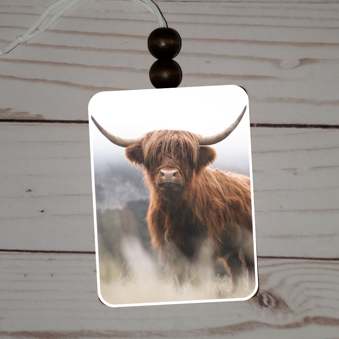 Highland Cow Car Freshie