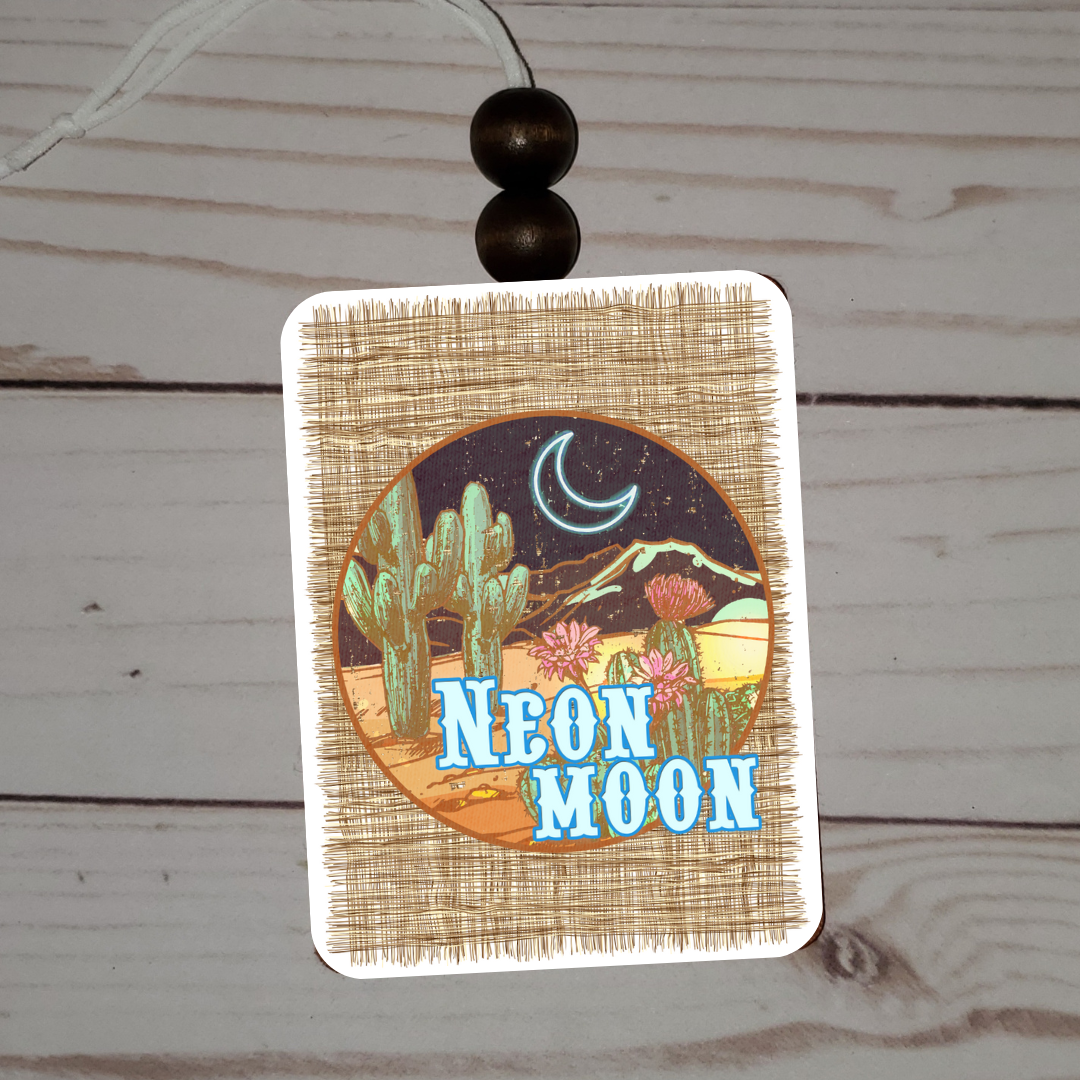 Neon Moon Car Freshie