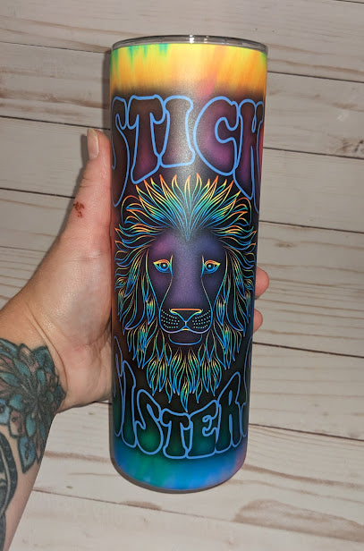 Stick Sisters Tie Dye Insulated Stainless Steel Tumbler