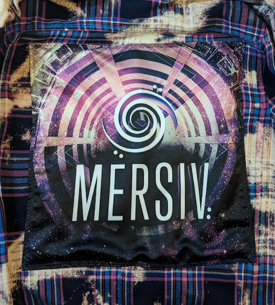 W/XS EDM Inspired Upcycled Bleached Flannel