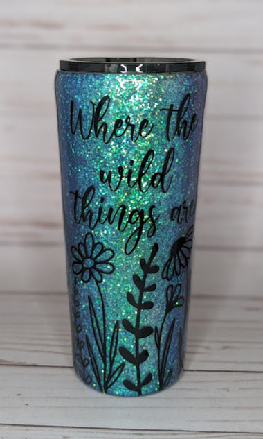 Where the Wild Things Are 22oz Glitter Tumbler