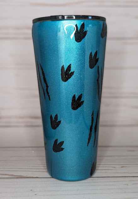 Motherhood Is A Walk In The Park 32oz Glitter Tumbler