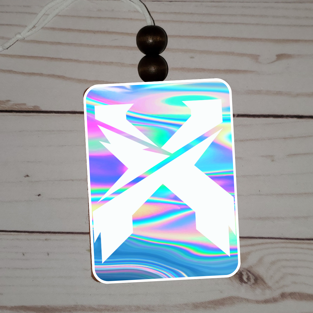 EDM Pastel X Double Sided Head Banger Car Freshie