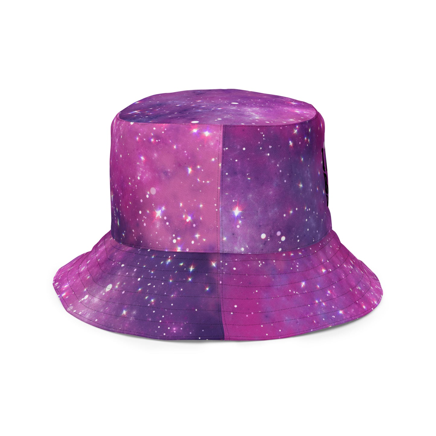 I Love Rave Daddies Galaxy Print Unisex Reversible bucket hat