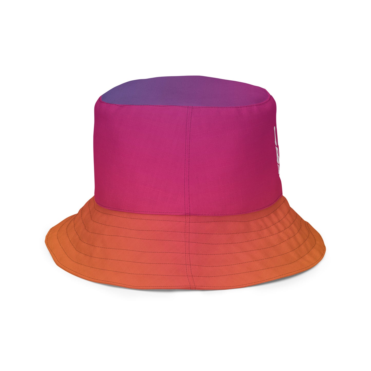 I Love Rave Daddies Unisex Reversible bucket hat