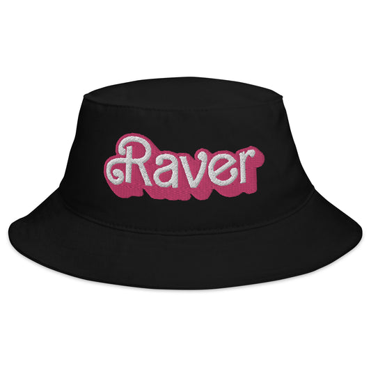 Dolly Font Raver Unisex Embroidered Bucket Hat