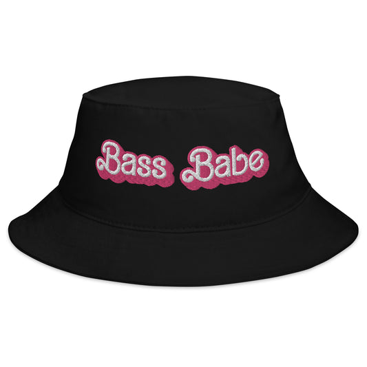 Dolly Font Bass Babe Unisex Embroidered Bucket Hat