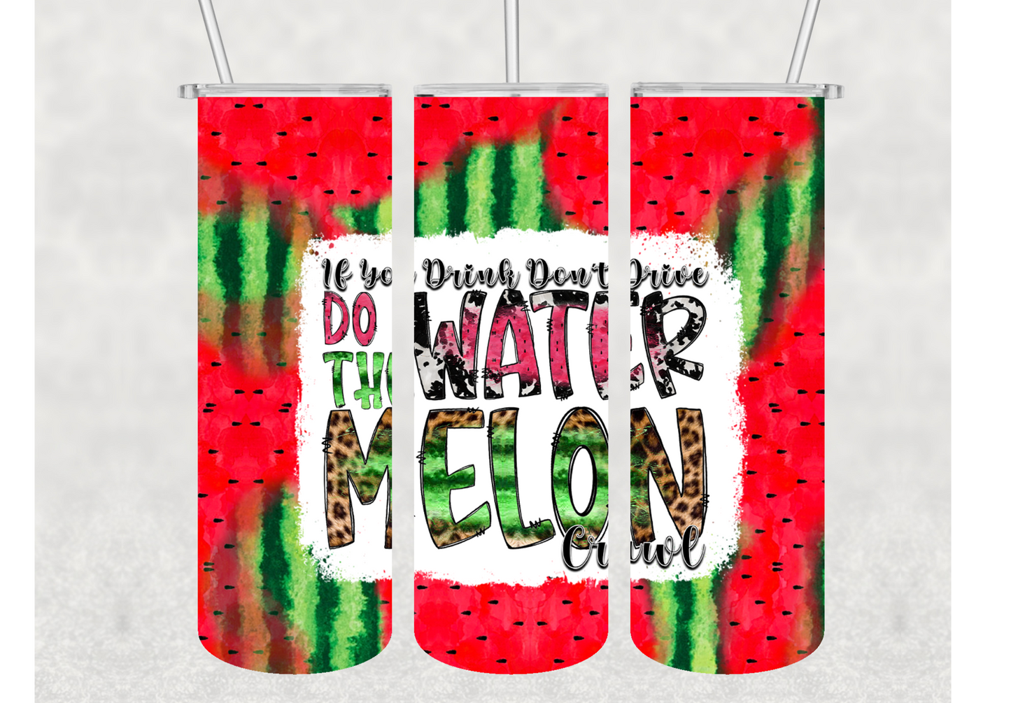 Watermelon Crawl Insulated Stainless Steel Tumbler
