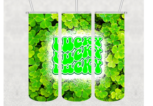 Lucky Clover St. Patrick's Day Insulated Stainless Steel Tumbler