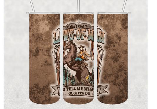Laws Of Man Insulated Stainless Steel Tumbler