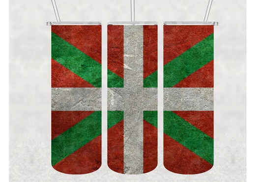 Basque Flag Insulated Stainless Steel Tumbler