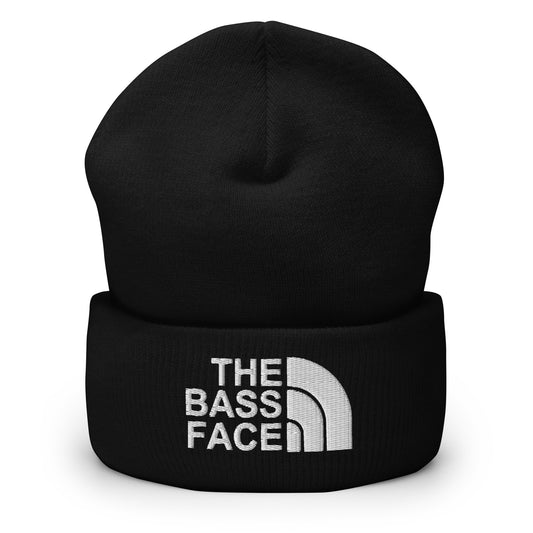 The Bass Face Unisex Embroidered Cuffed Beanie