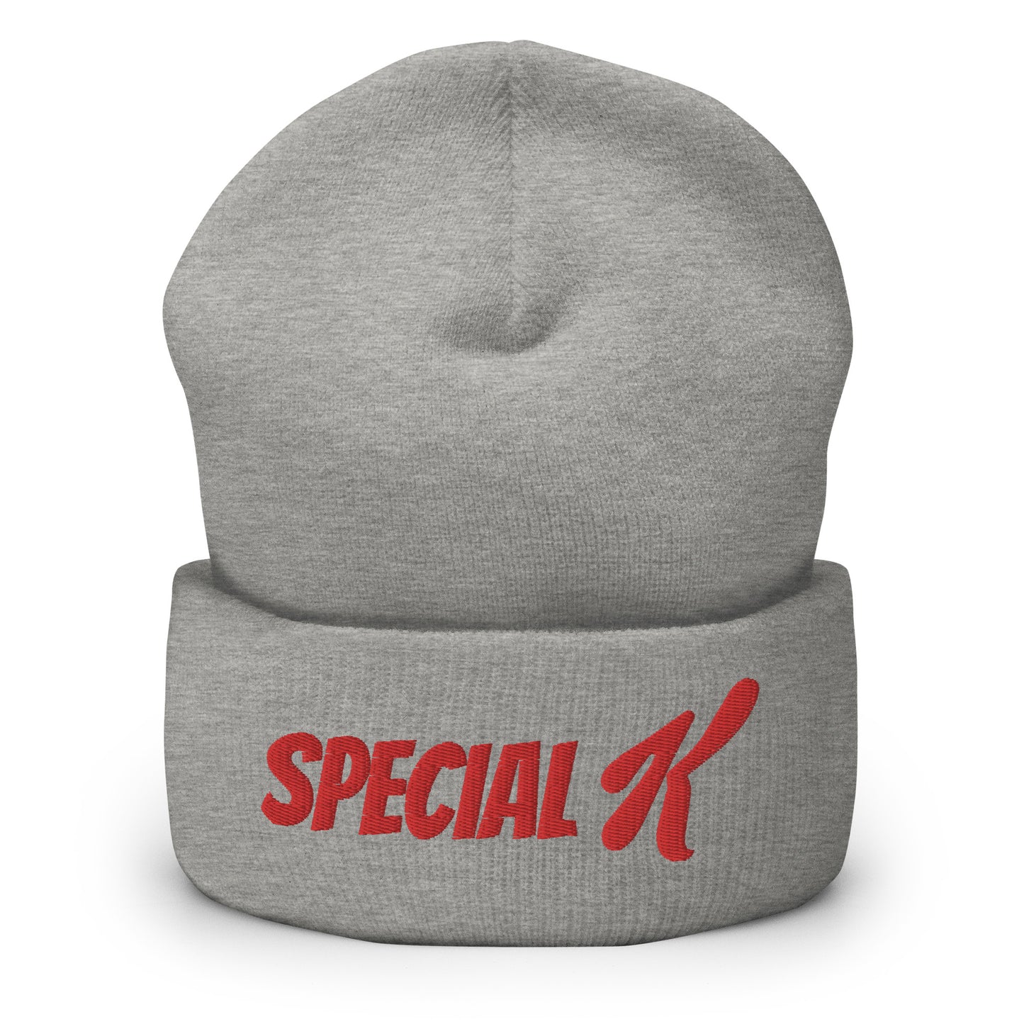 Special K Unisex Embroidered Cuffed Beanie