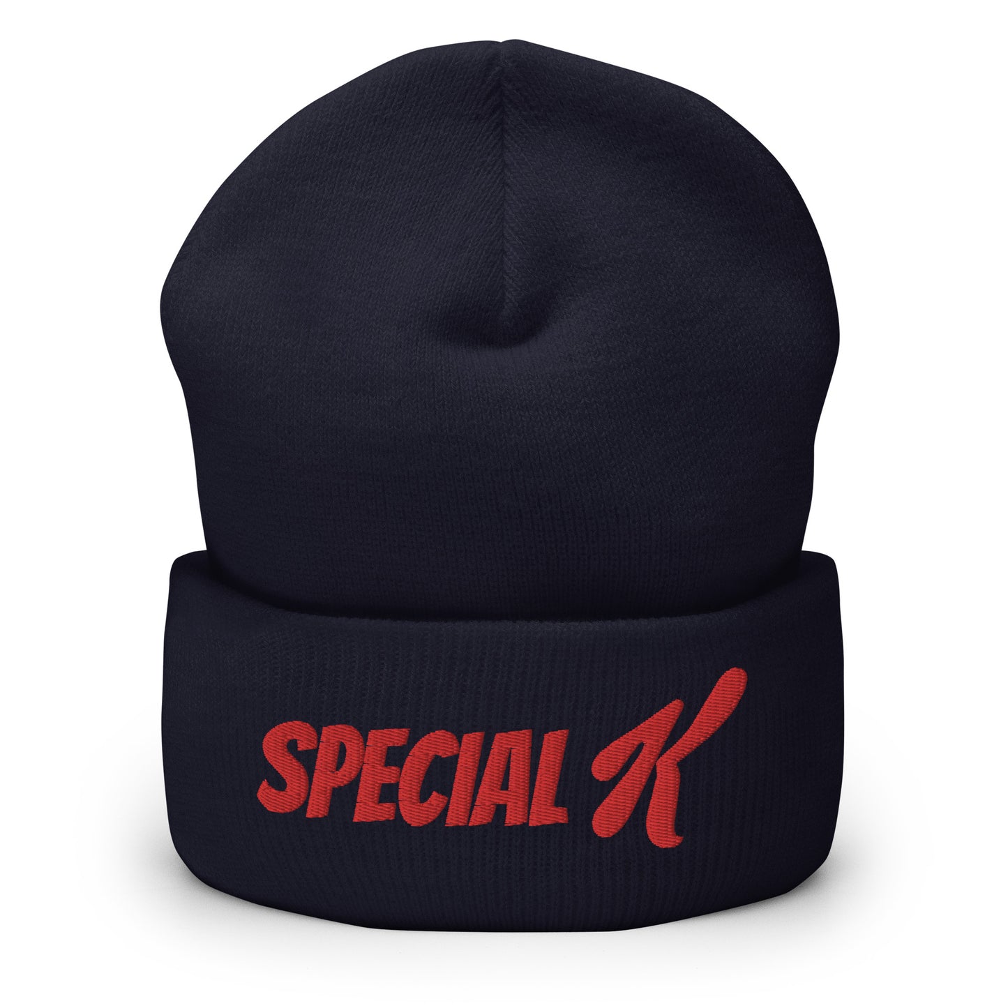 Special K Unisex Embroidered Cuffed Beanie