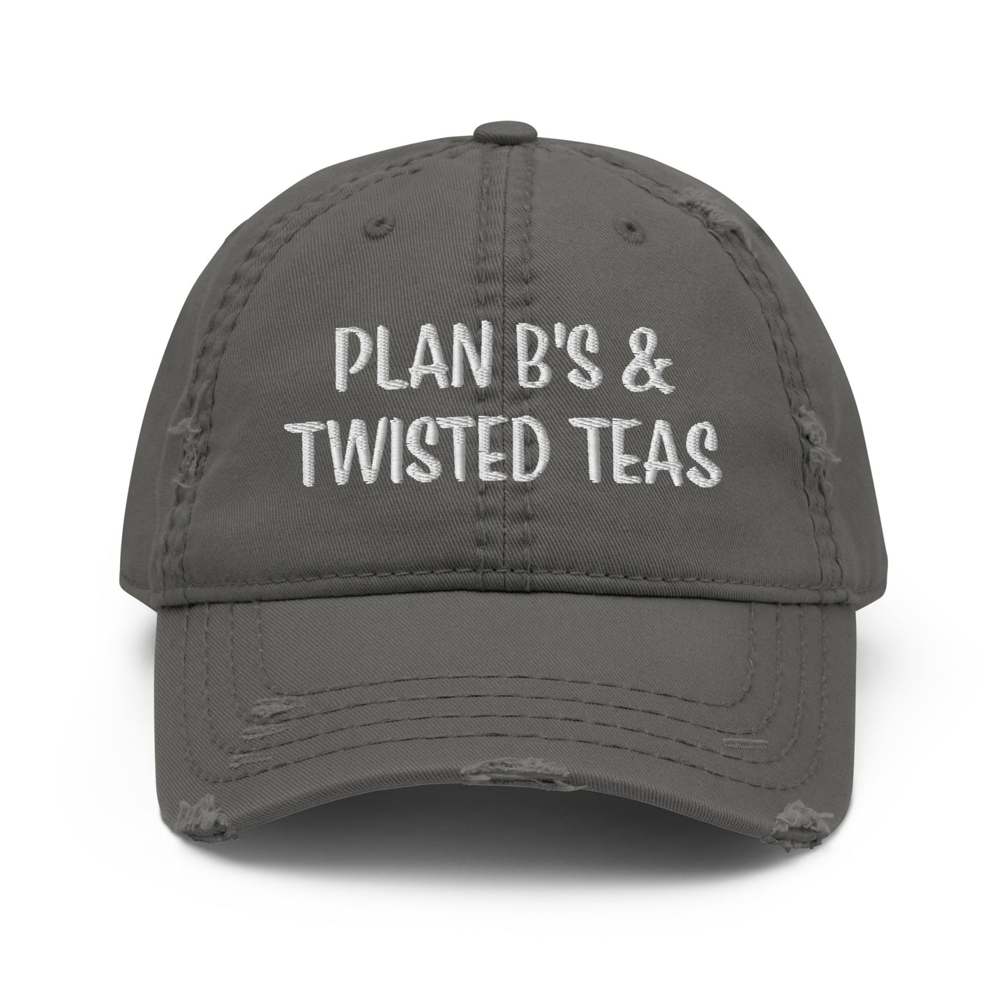 Plan B's and Twisted Teas Unisex Embroidered Distressed Dad Hat