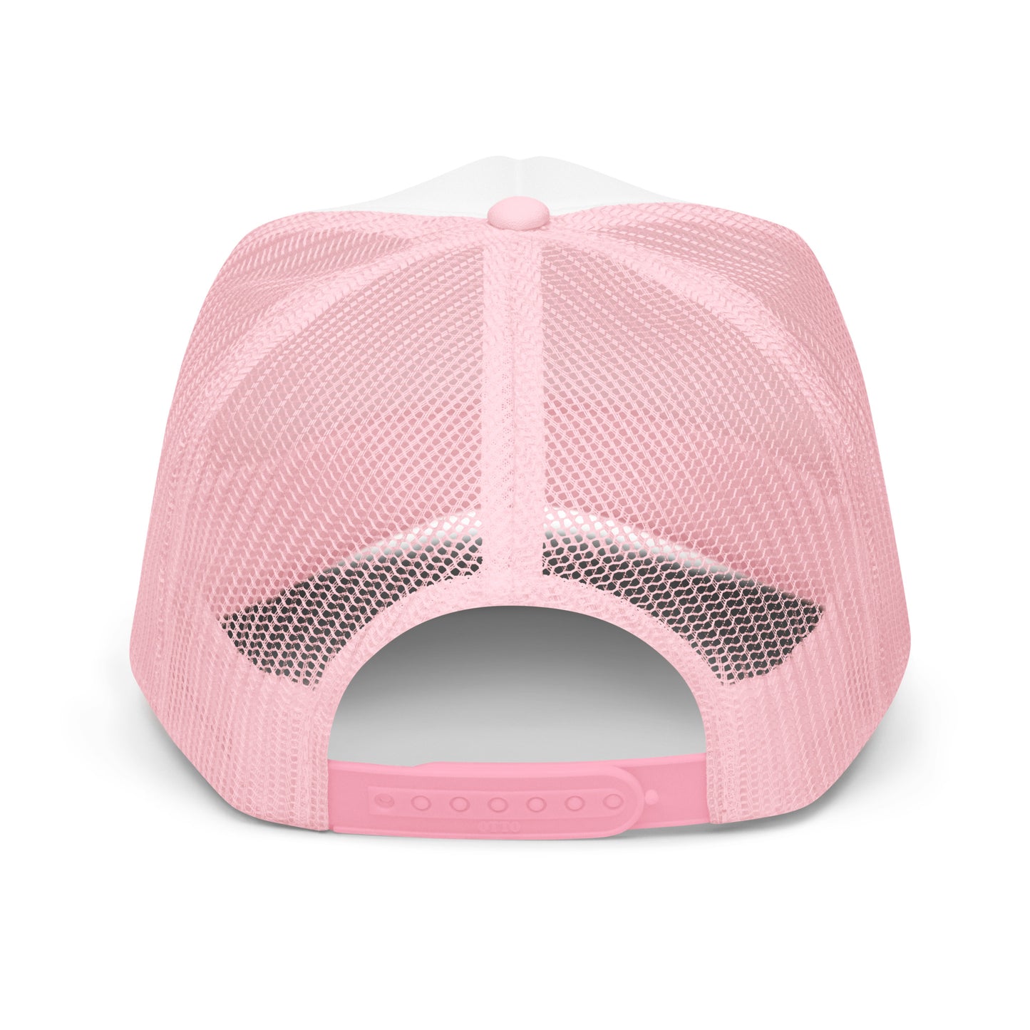 Feral Pink Embroidered Unisex Foam trucker hat
