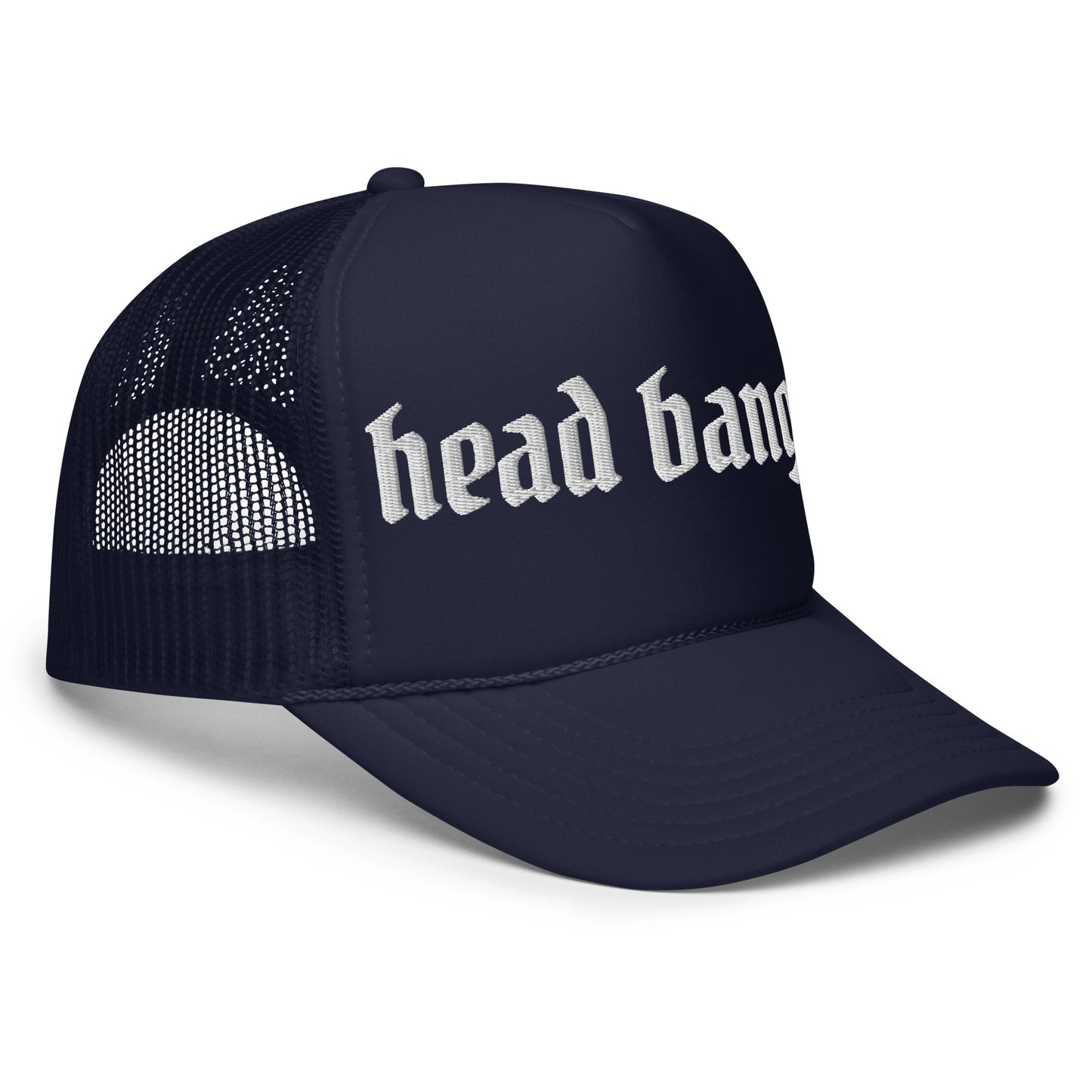 Head Banger Unisex Embroidered Foam Trucker Hat