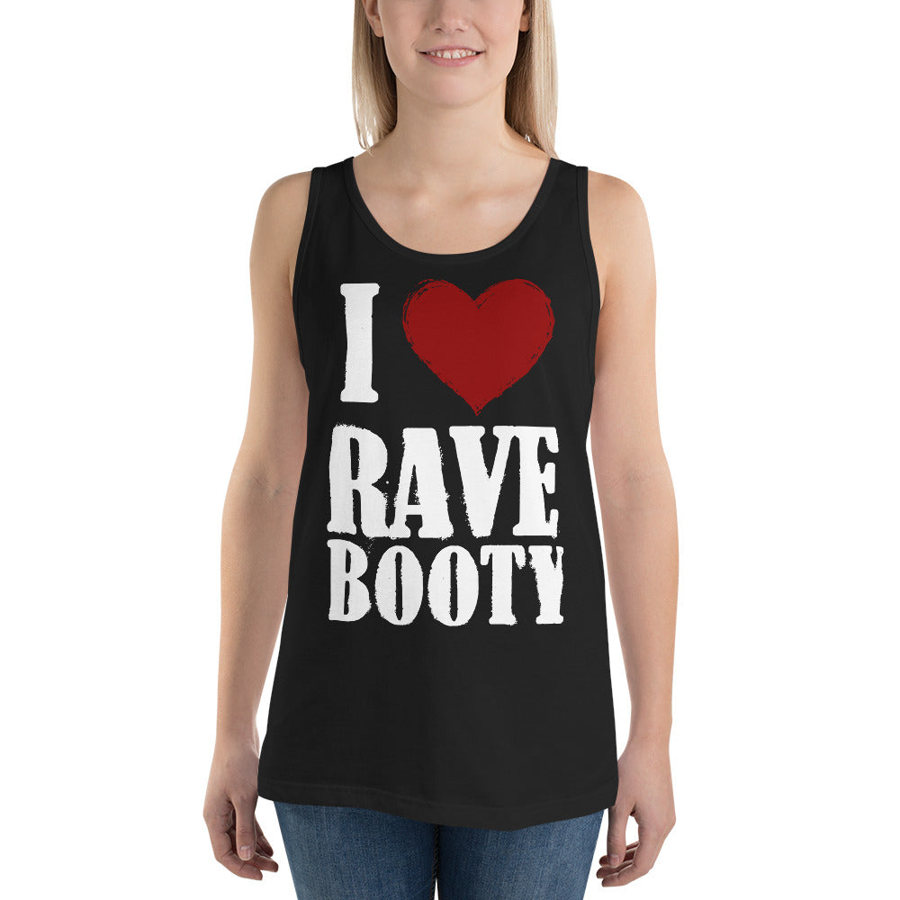 I Heart Rave Booty Unisex Tank Top