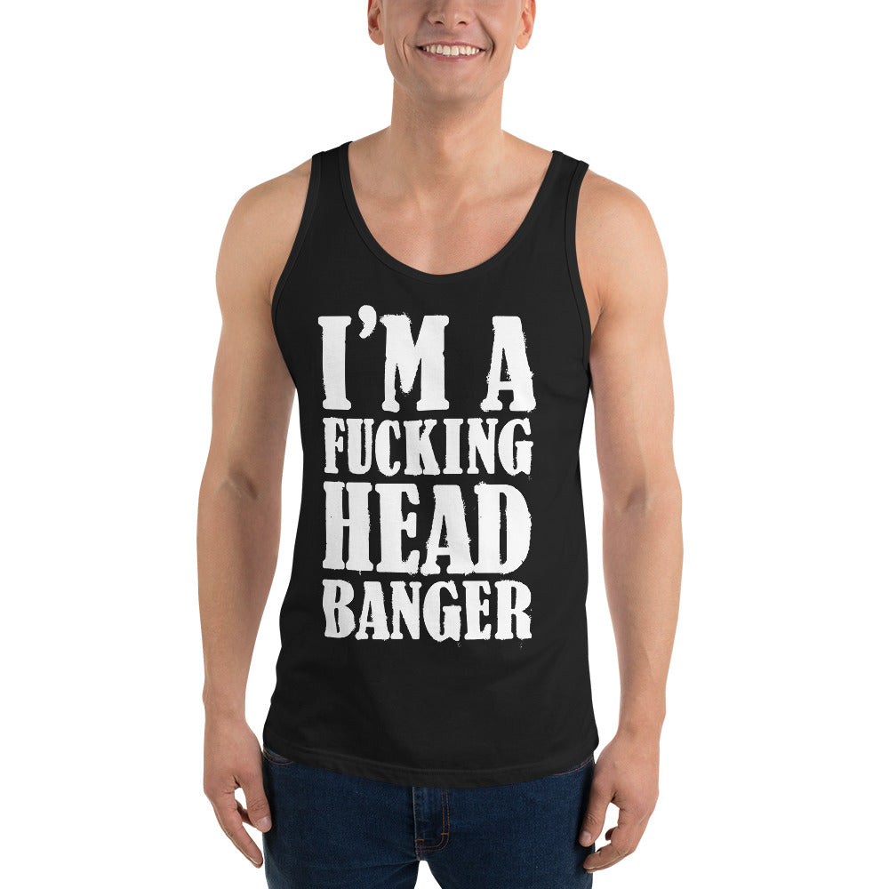 Head Banger Unisex Tank Top