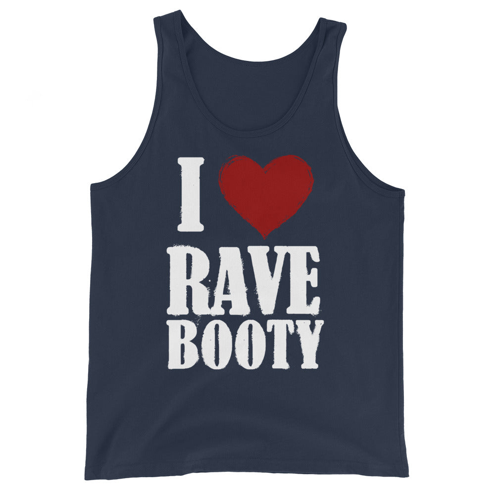 I Heart Rave Booty Unisex Tank Top