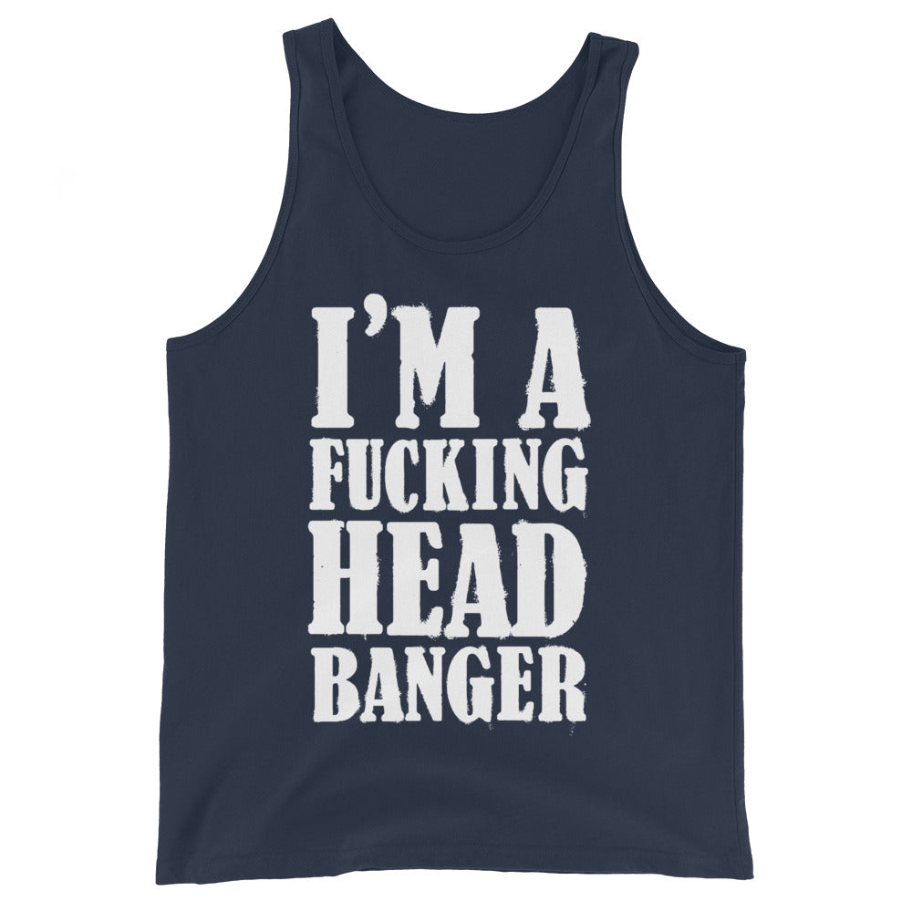 Head Banger Unisex Tank Top