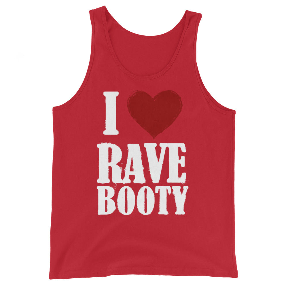 I Heart Rave Booty Unisex Tank Top