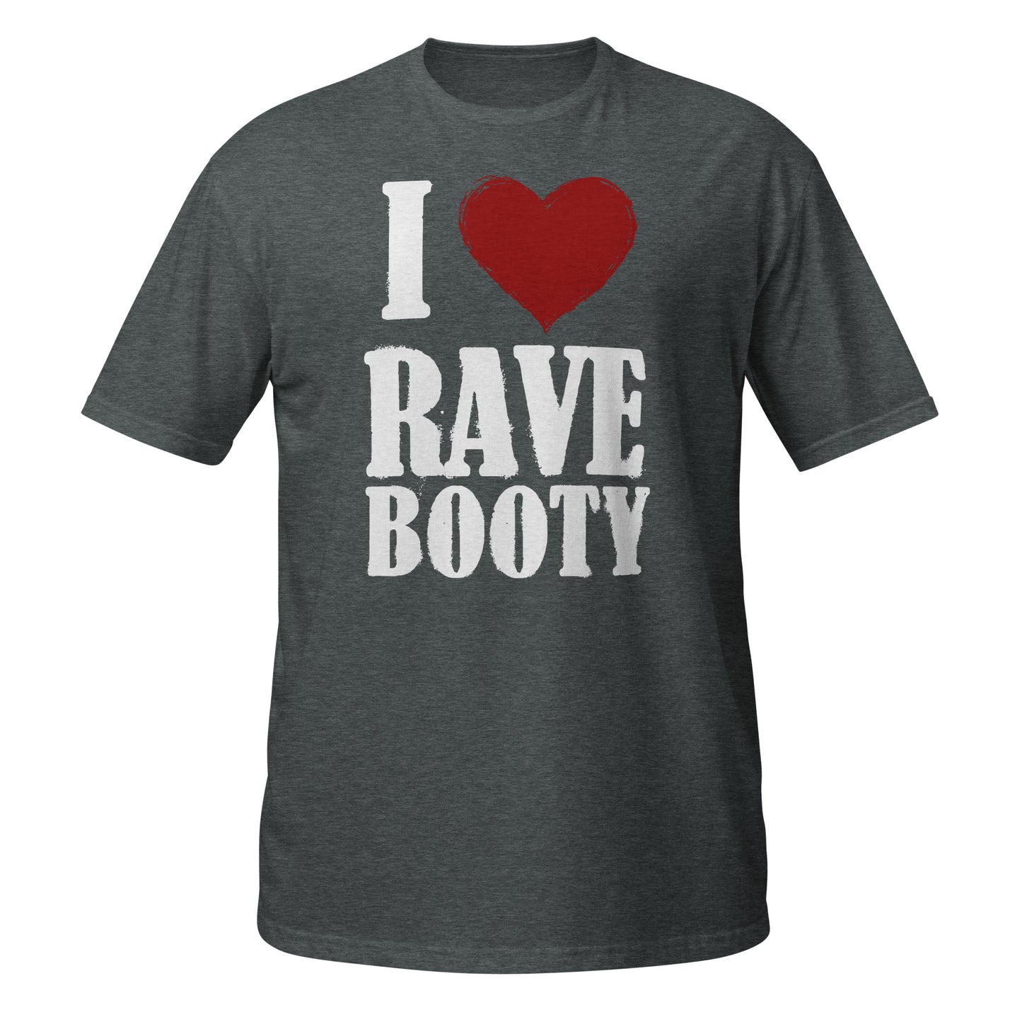 I Heart Rave Booty Unisex Short-Sleeve Unisex T-Shirt