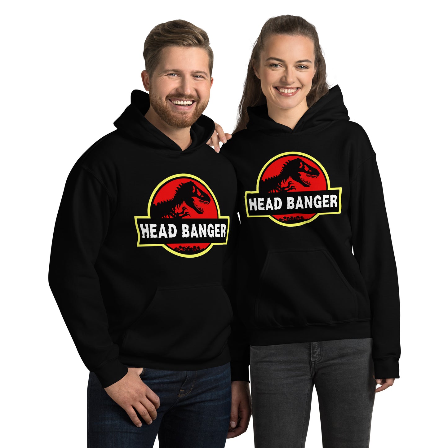 Jurassic Dino Head Banger Unisex Hoodie