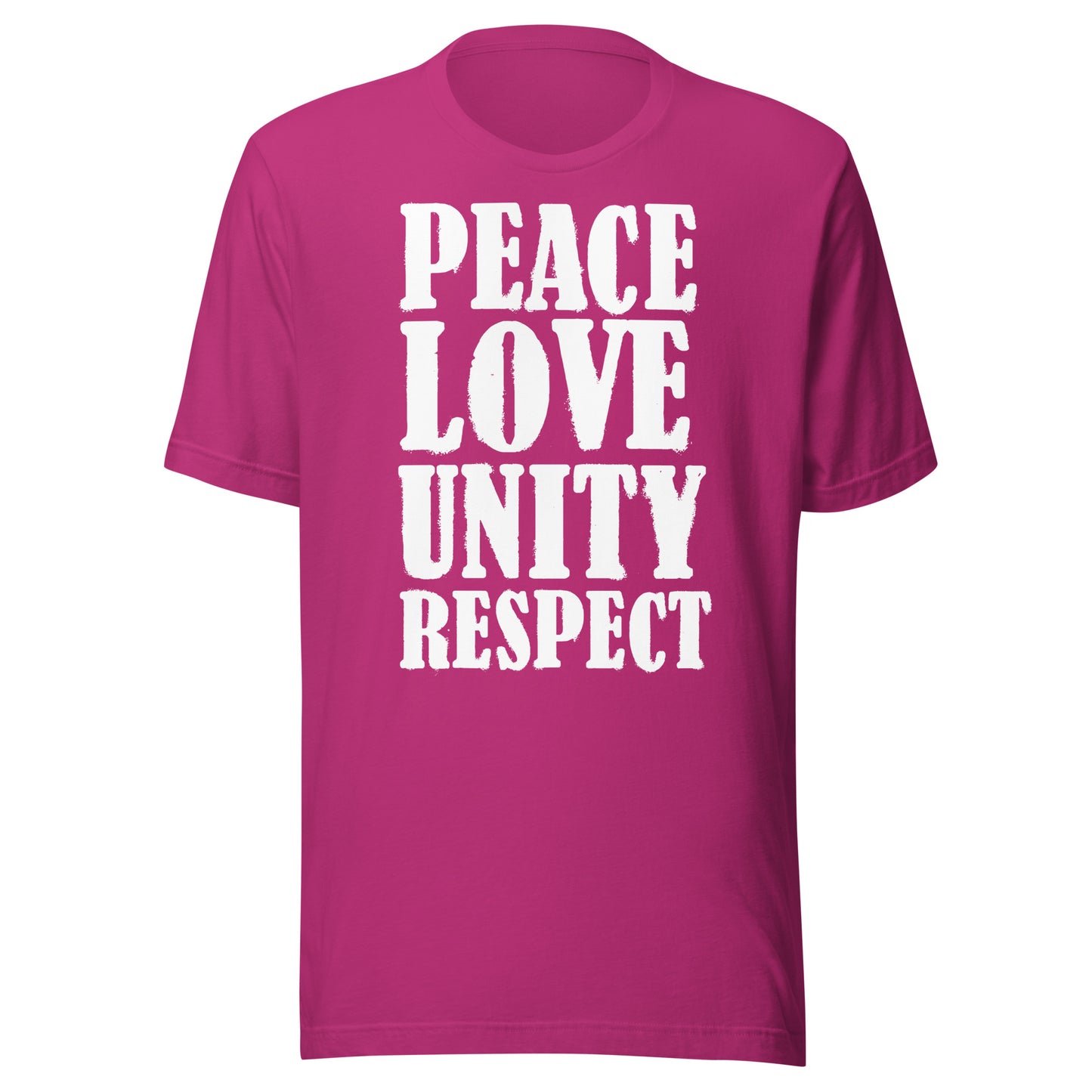 Peace Love Unity Respect Unisex T-shirt