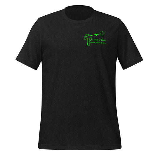 P-Coats of Boise Green Front Logo Unisex t-shirt