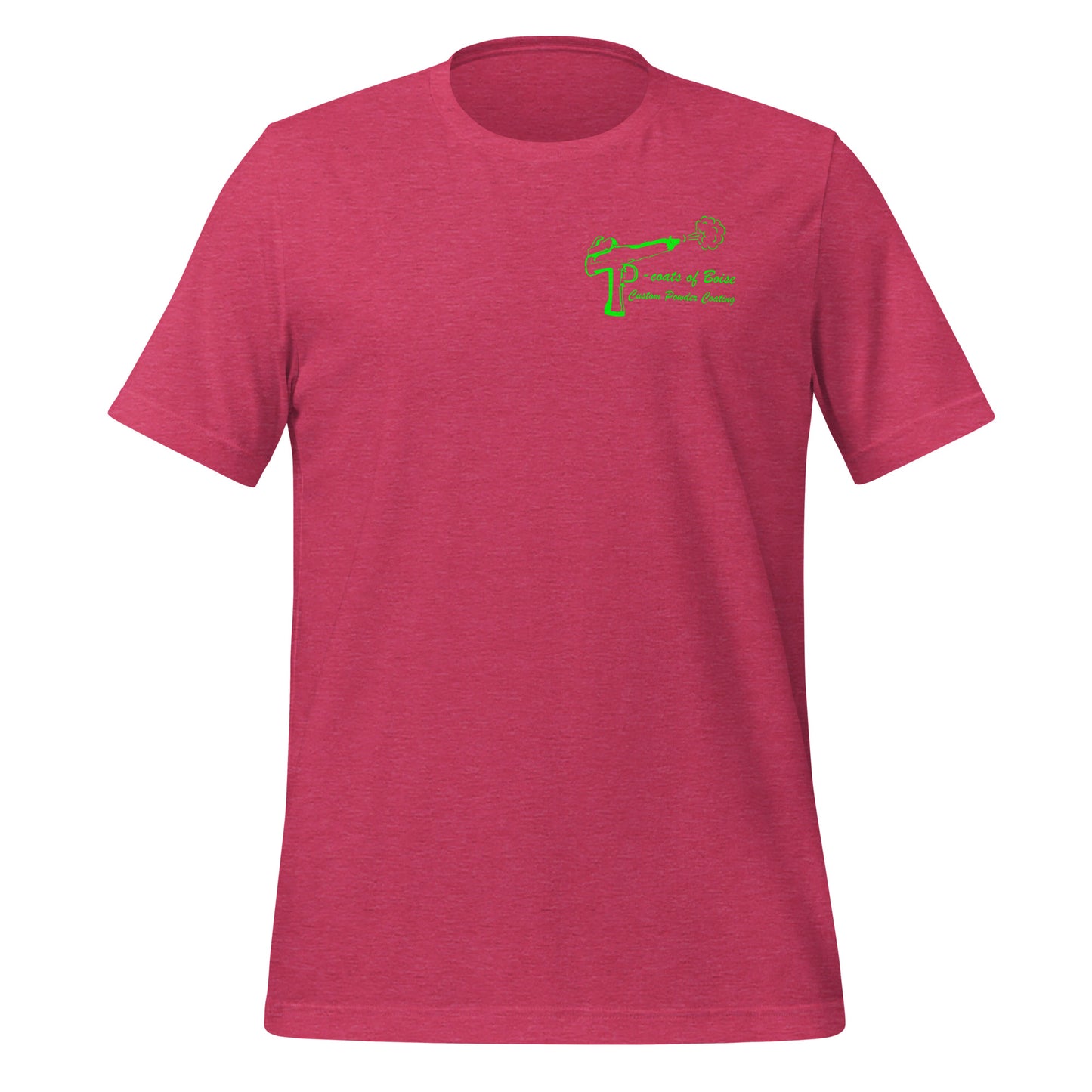 P-Coats of Boise Green Front Logo Unisex t-shirt